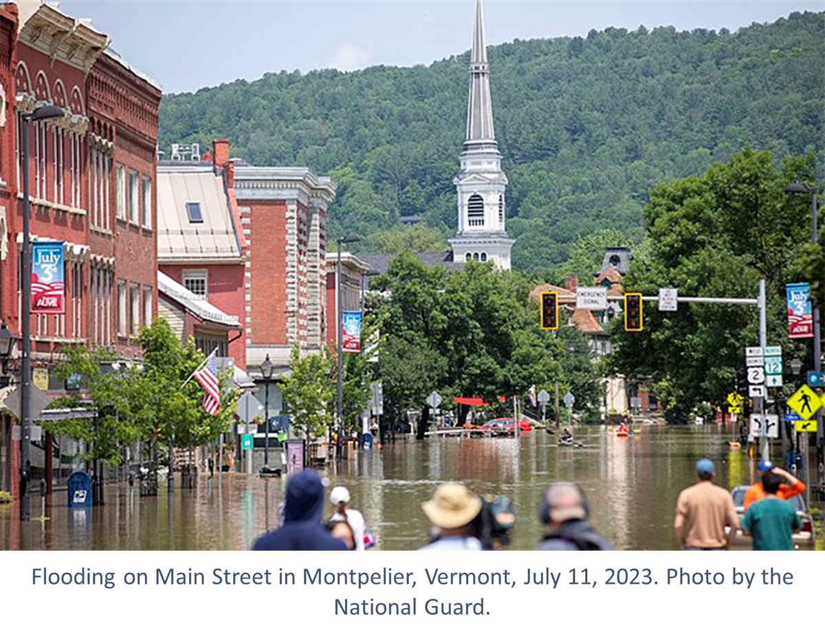 Flooding in Montpelier