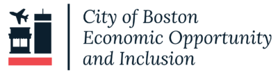 Logotipo de la Oficina de Oportunidades Económicas e Inclusión de la Ciudad de Boston