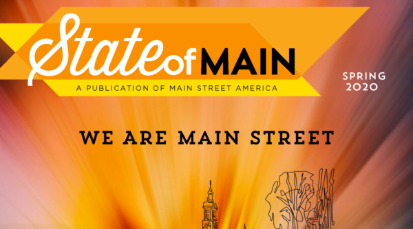 2020 State of Main portada de la lectura "Somos Main Street"