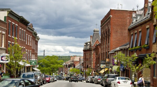 Main Street in Belfast, Maine