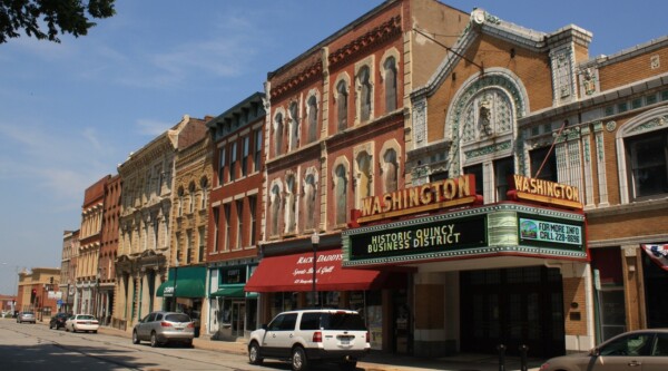 Historic theater in Quincy, Illinois