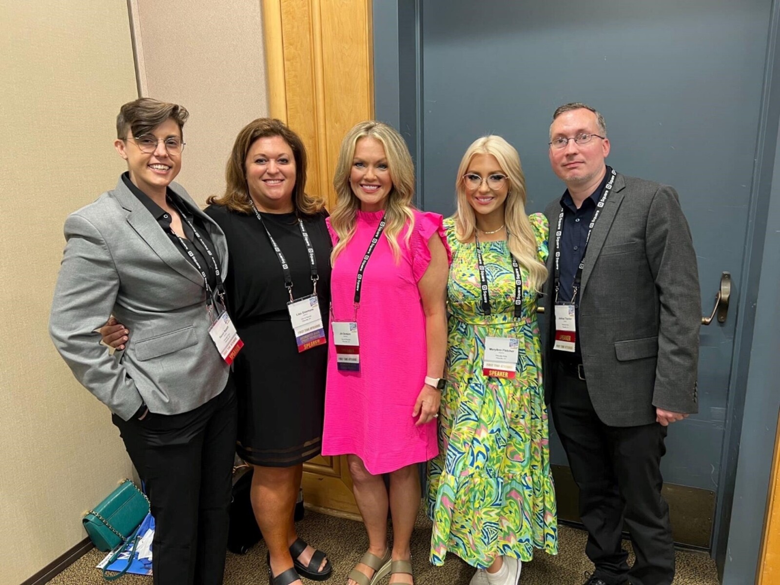 Staff from Pikeville Pride and Pikeville Main Street pose for a photo after presenting their conference session