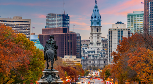 Foto del horizonte de Filadelfia