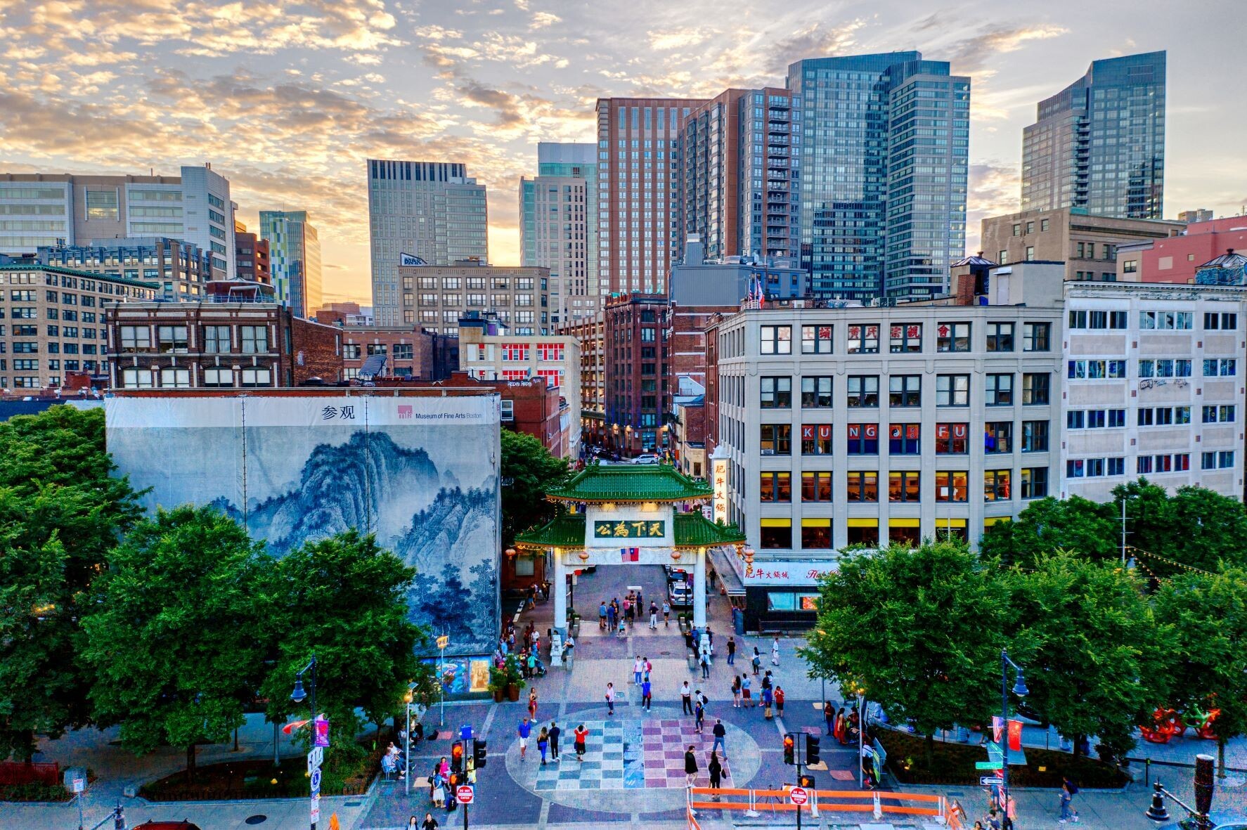 Puerta de Chinatown en Boston