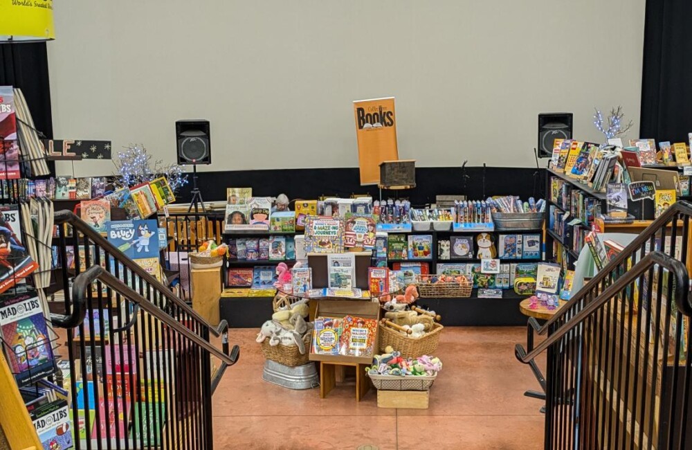 Interior of bookshop