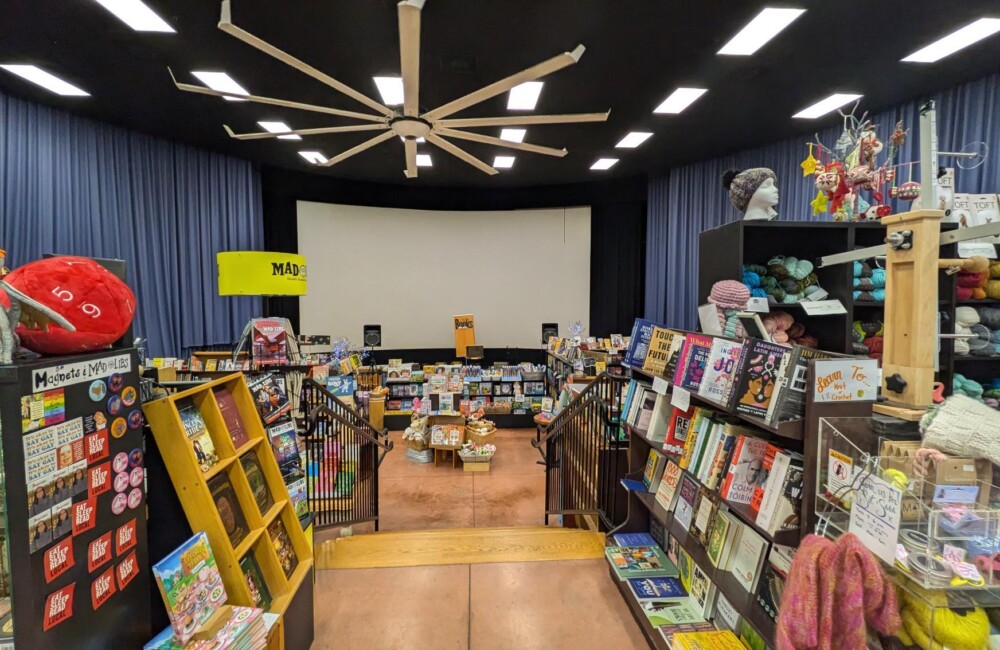 Interior of bookshop