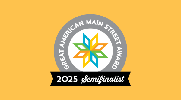 2025 GAMSA Semifinalist logo on a goldenrod yellow background