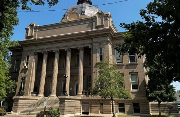 A historic neoclassical building