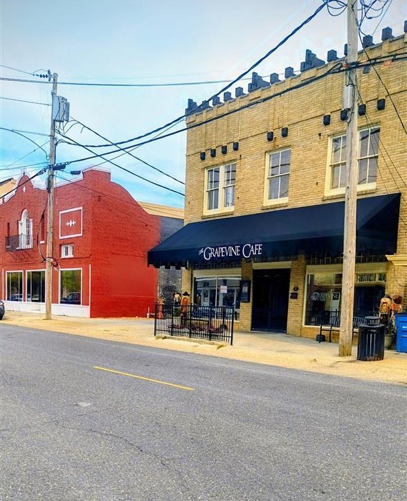 Historic buildings on a Main Street