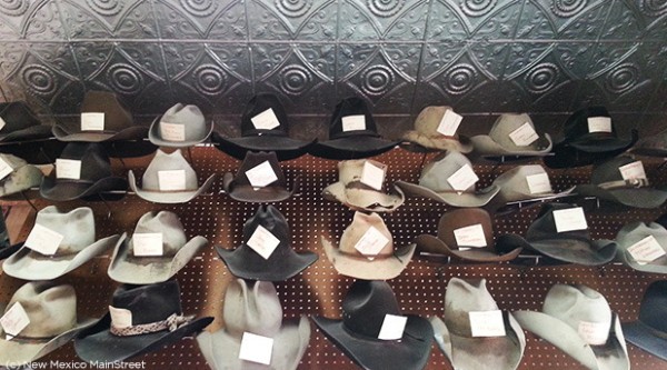 Cowboy hats on display