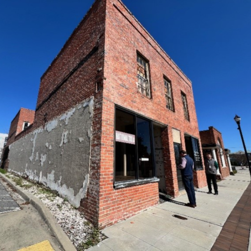 The proposed incubator program site in Downtown Florence